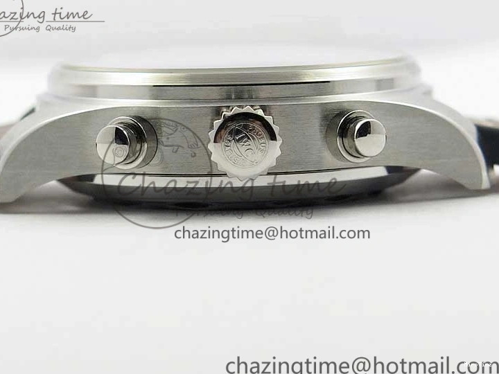 MIROTIME 0321 Pilot Chrono IW377726 ZF 1:1 Best Edition Green Dial on Brown Leather Strap A Trendsetting 7125